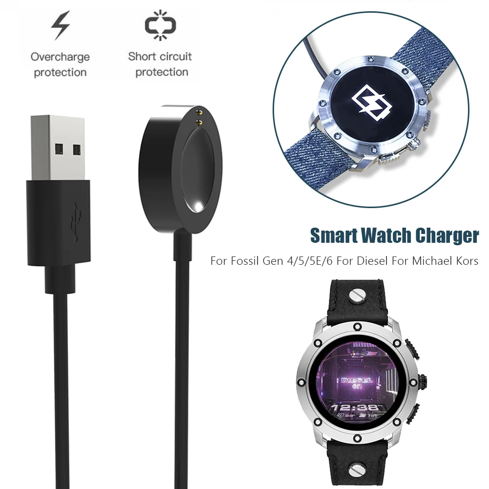 Fossil Watches Smartwatch Gen 4 - USB Magnetic Carregador de Carga Rápida