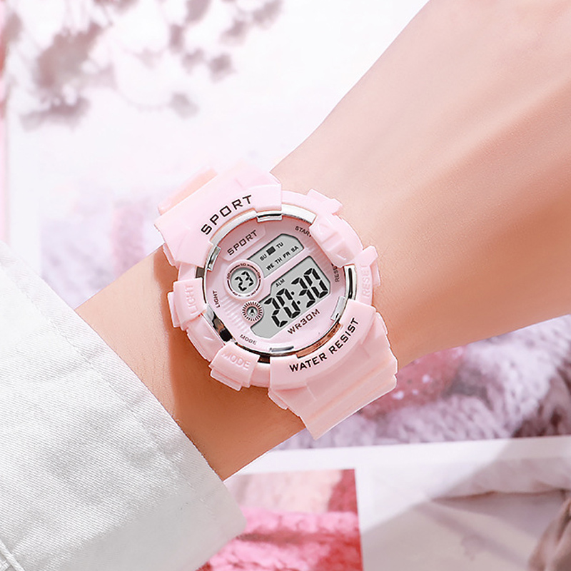 Smartwatch Watches For Kids - Moda crianças relógios luminosos à prova