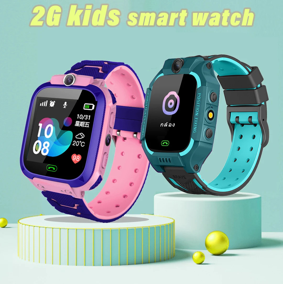 Smartwatch Watches For Kids - Q12 crianças relógio inteligente 2g chamada