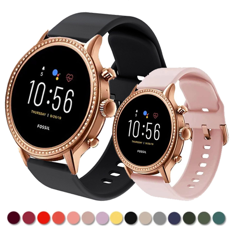 Fossil Watches Smartwatch Gen 4 - Pulseira de silicone para fossil feminino