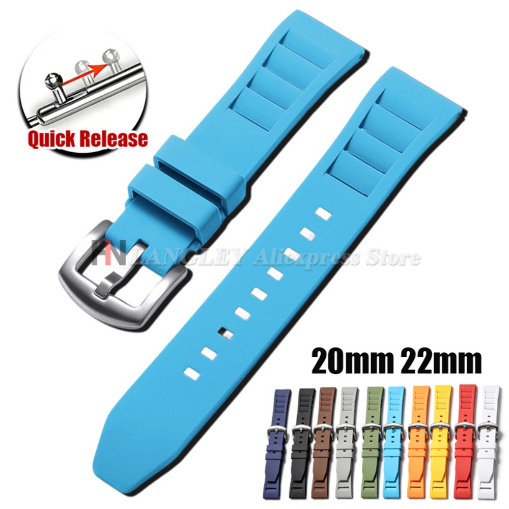 Seiko Watches Smartwatch - Pulseira de Silicone Macio 20mm 22mm