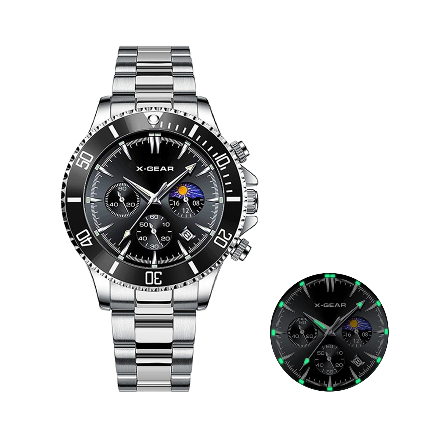 Smartwatch Casual Watches For Men - Relógio de Quartzo Masculino X-GEAR Fashion