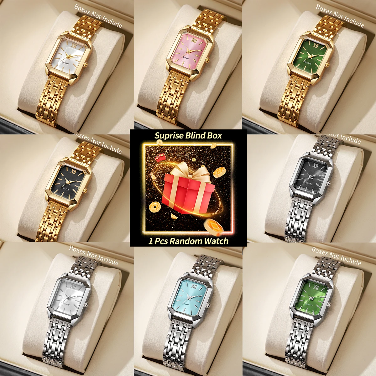 Ladies Fashion Watch - Relógio Feminino Surpresa em Caixa Cega,