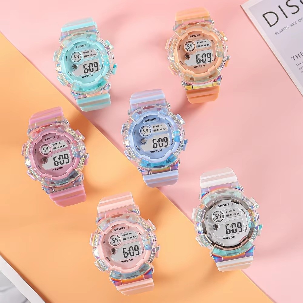 Smartwatch Digital Watches For Kid Girl - Relógios esportivos infantis à prova d'água,
