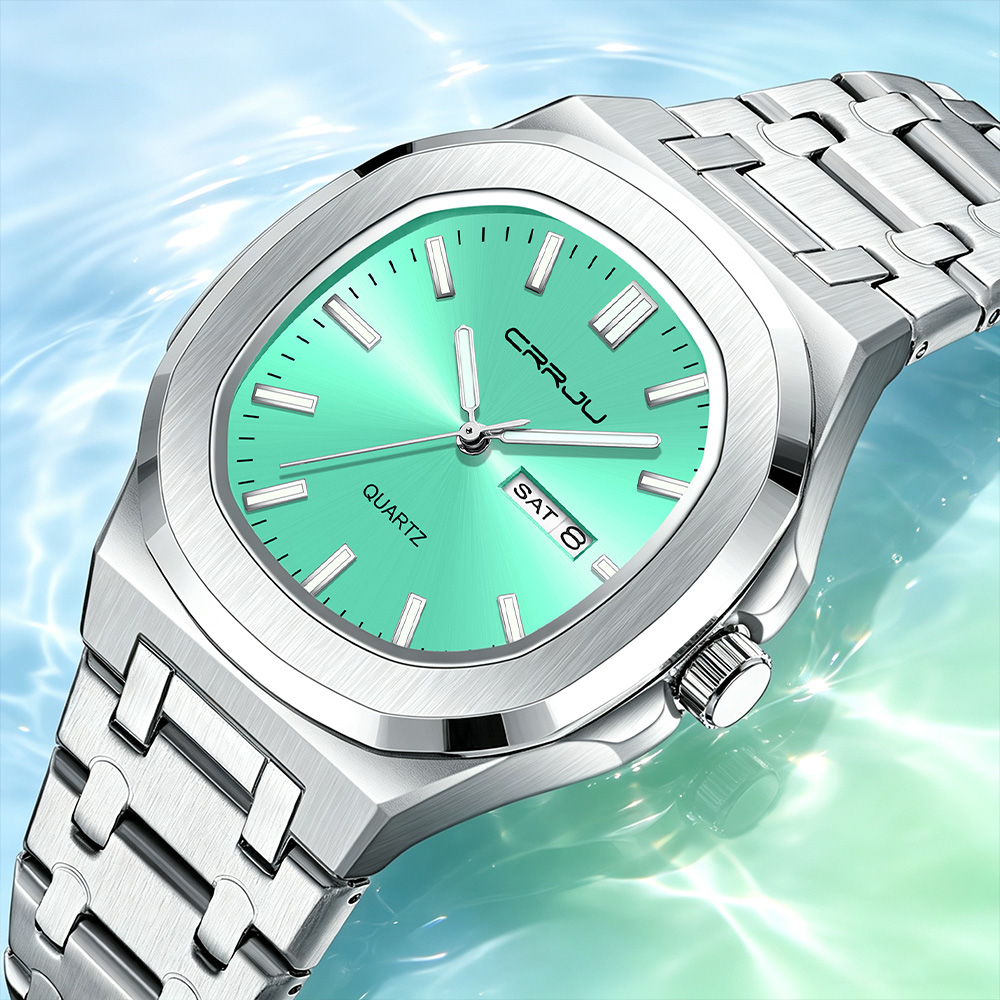 Smartwatch Branded Watches For Men - Relógio de quartzo masculino CRRJU 5039,