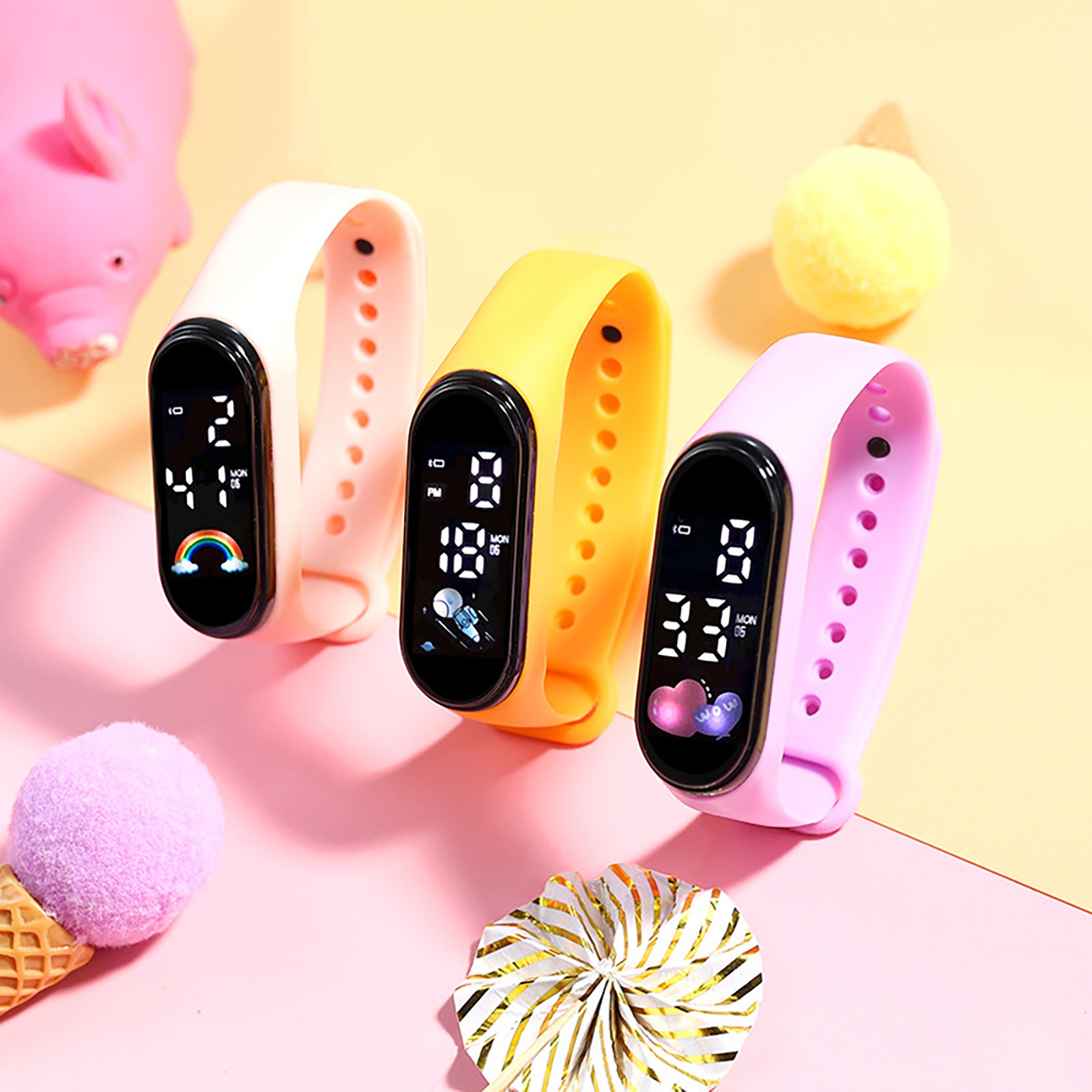 Smartwatch Digital Watches For Kid Girl - Relógio Infantil Presente de Aniversário para