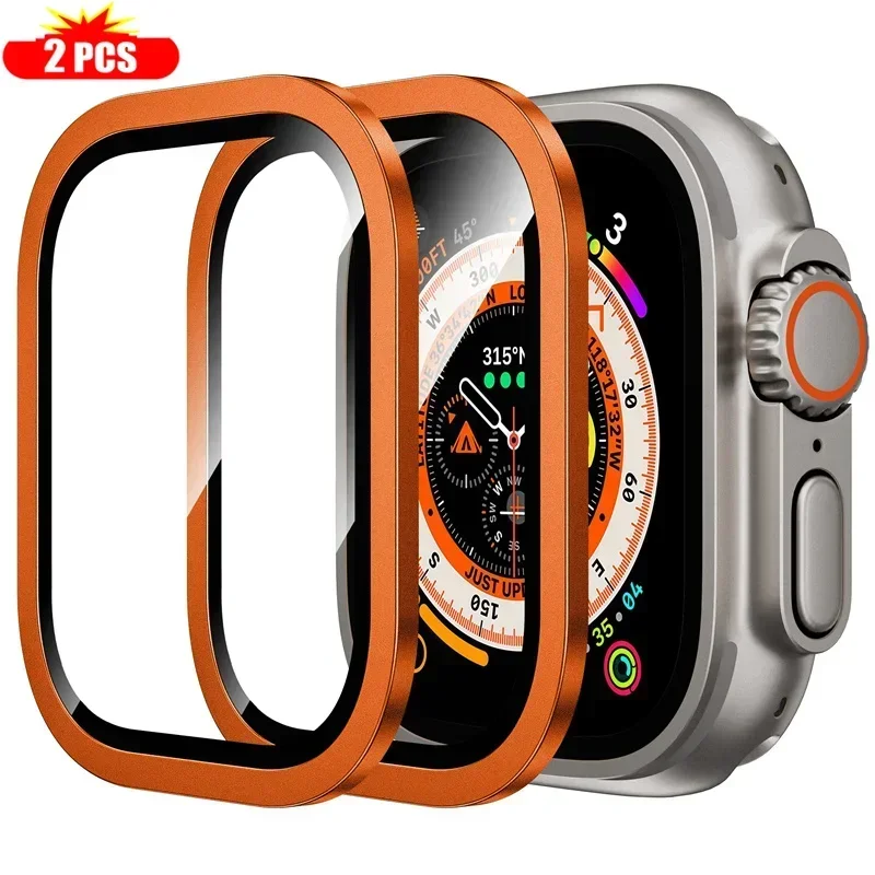 Moldura de metal de titânio pa - Smartwatch Apple Watches For Women avaliação e preço