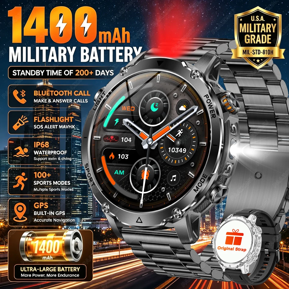 Smartwatch Masculino com Bater - Smartwatch Branded Watches For Men avaliação e preço