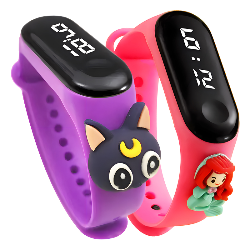 Relógio inteligente multicolor - Smartwatch Digital Watches For Kid Girl avaliação e preço