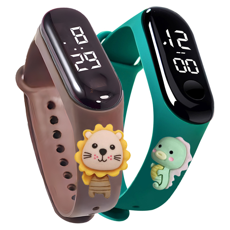 Relógio inteligente multicolor - Smartwatch Digital Watches For Kid Girl avaliação e preço