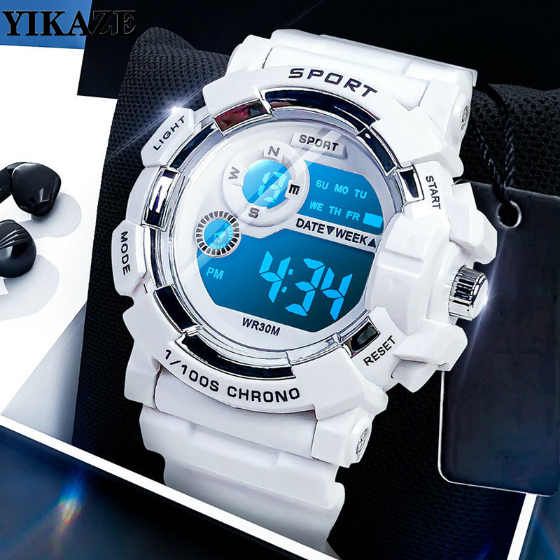 YIKAZE Crianças Relógios Moda  - Smartwatch Digital Watches For Kid Girl avaliação e preço