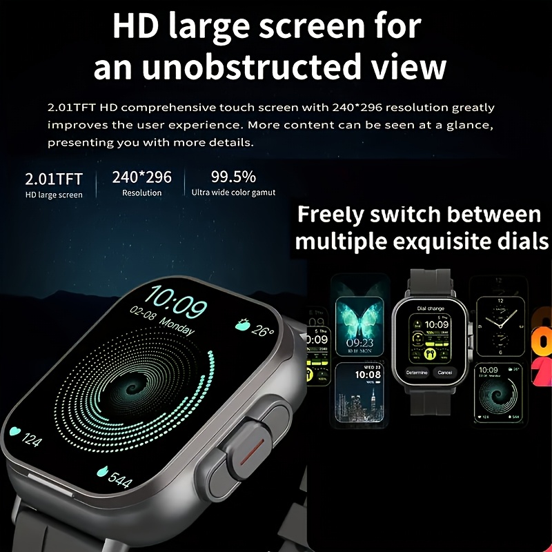 Smartwatch 2026, unissex |   P - Smartwatch Watches That Connect To Iphone avaliação e preço