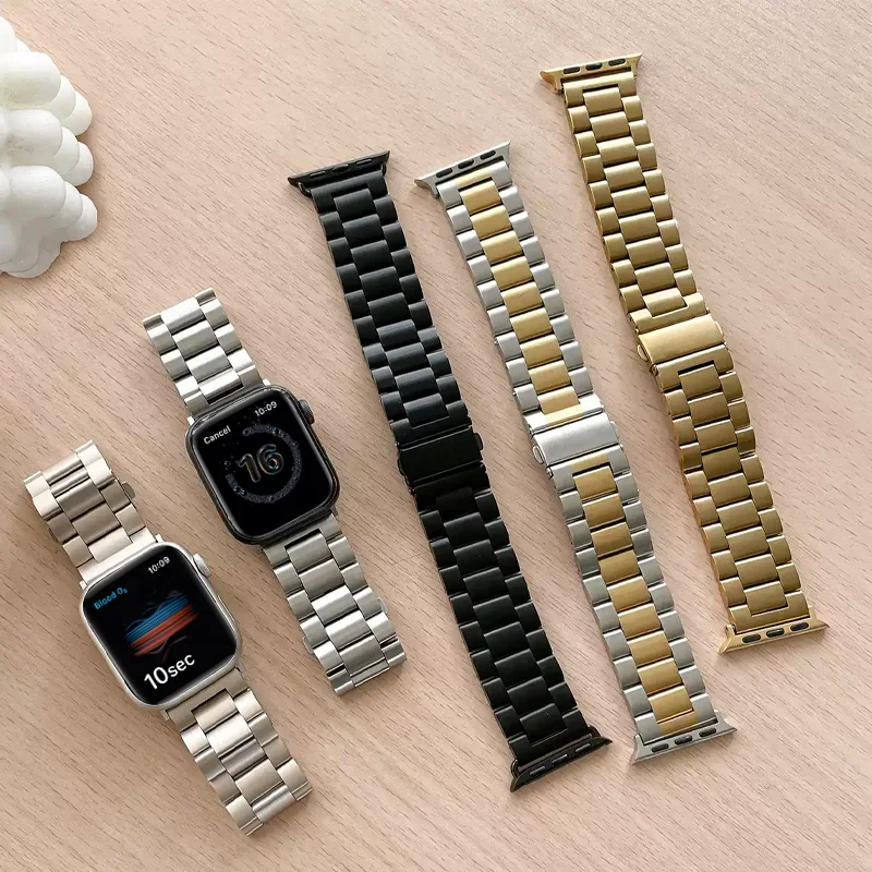 Pulseiras de aço inoxidável pa - Smartwatch Apple Watches For Women avaliação e preço