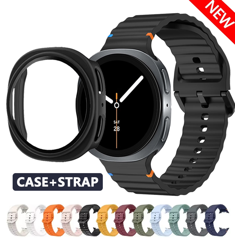 Capa oca + pulseira de silicon - Smartwatch Samsung Watches For Women avaliação e preço