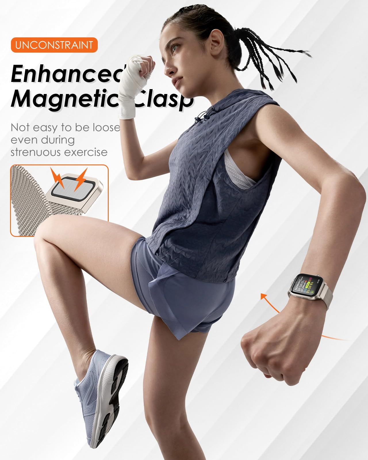Pulseira Milanese para Apple W - Smartwatch Apple Watches For Women avaliação e preço