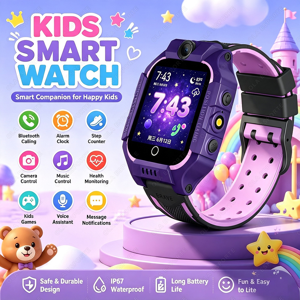 Relógio Inteligente Infantil 2 - Smartwatch Watches For Kid Girl avaliação e preço
