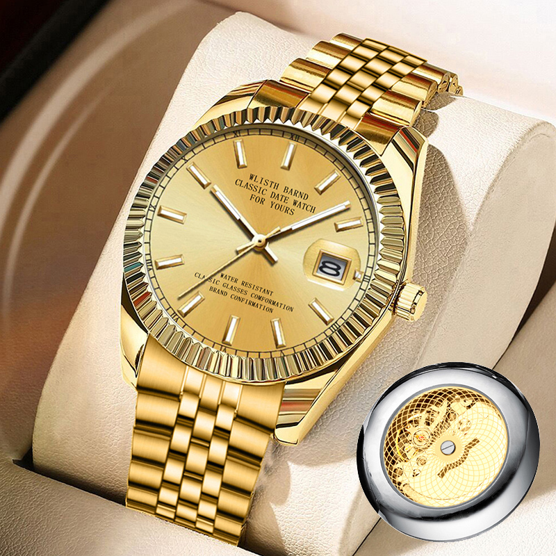 Relógio masculino de luxo, rel - Smartwatch Branded Watches For Men avaliação e preço