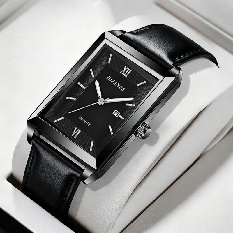 Relógios de Couro Casuais para - Smartwatch Casual Watches For Men avaliação e preço