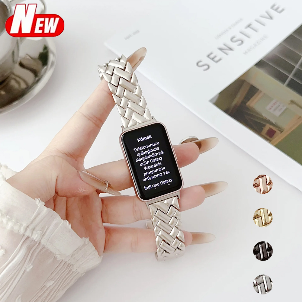Nova pulseira de metal para sa - Smartwatch Samsung Watches For Women avaliação e preço