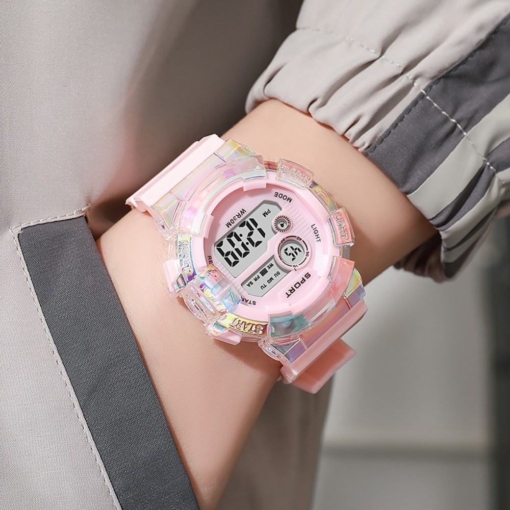 Relógios esportivos infantis à - Smartwatch Digital Watches For Kid Girl avaliação e preço