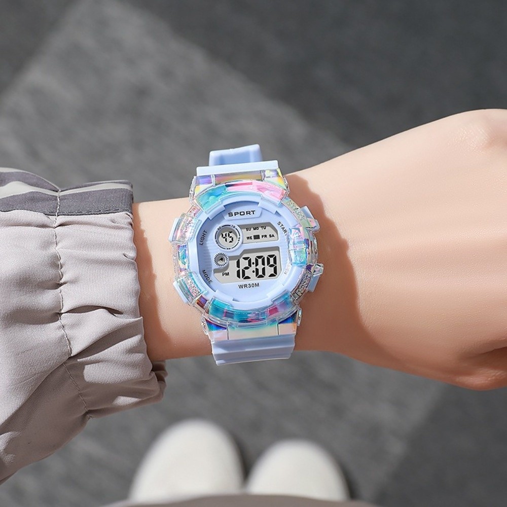Relógios esportivos infantis à - Smartwatch Digital Watches For Kid Girl avaliação e preço