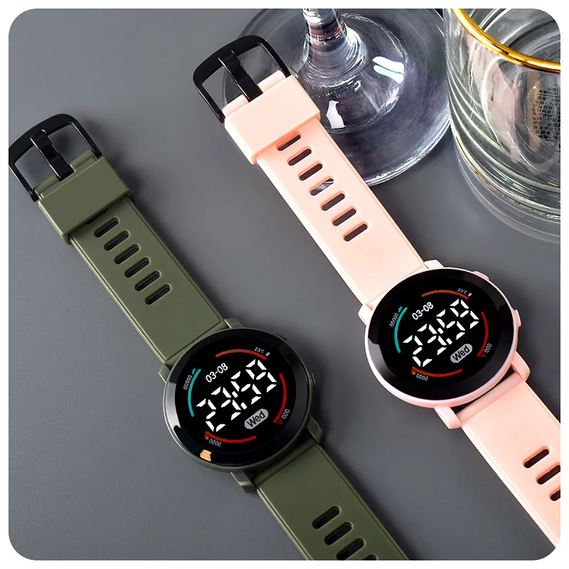 Relógio LED Digital Esportivo  - Smartwatch Digital Watches For Kid Girl avaliação e preço