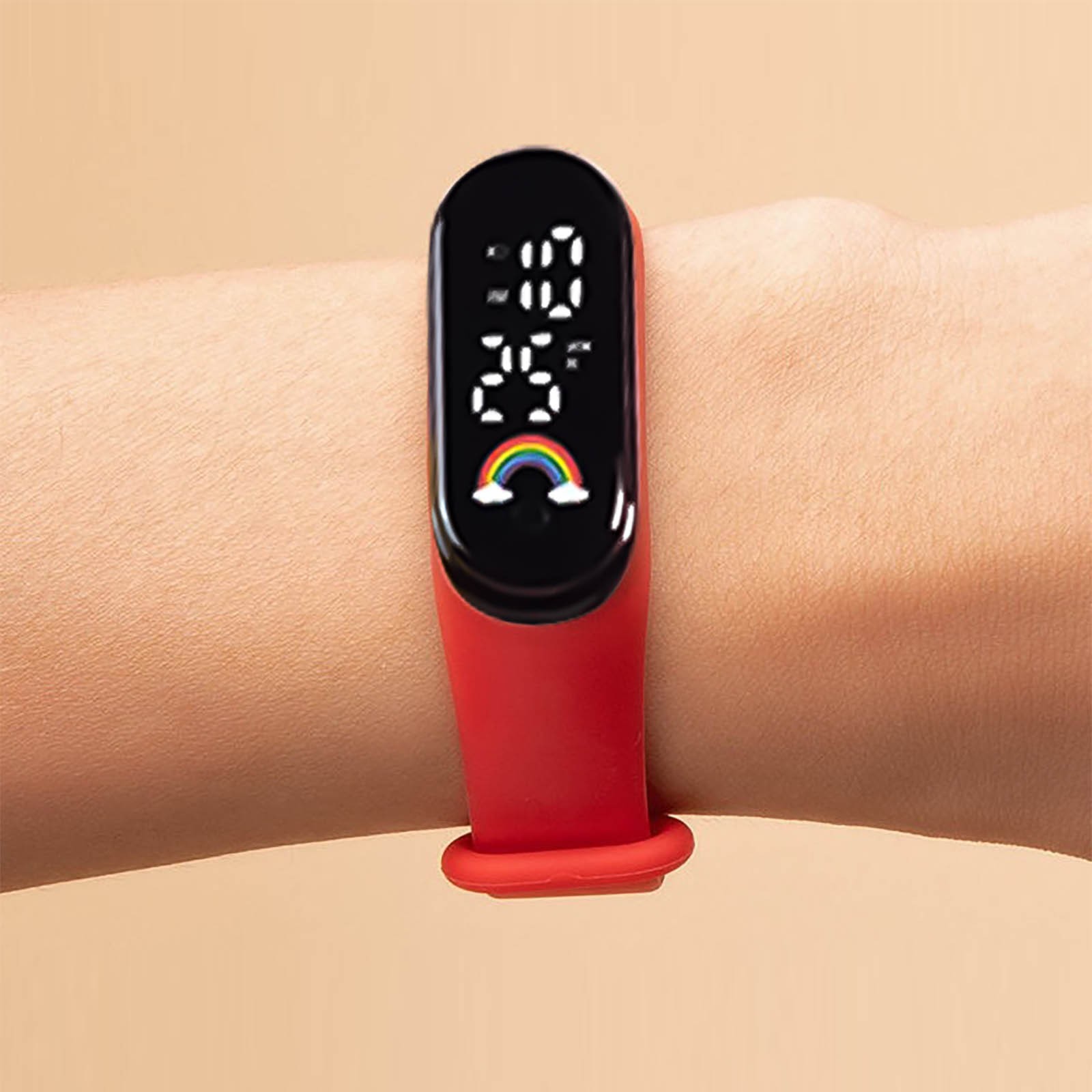 Multicolorido crianças relógio - Smartwatch Digital Watches For Kid Girl avaliação e preço