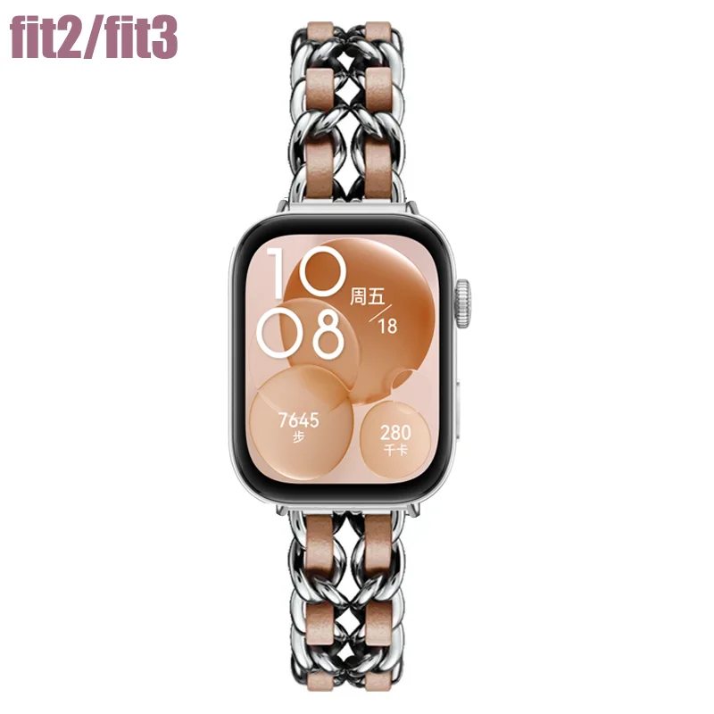 Correias de couro e metal para - Smartwatch Samsung Watches For Women avaliação e preço
