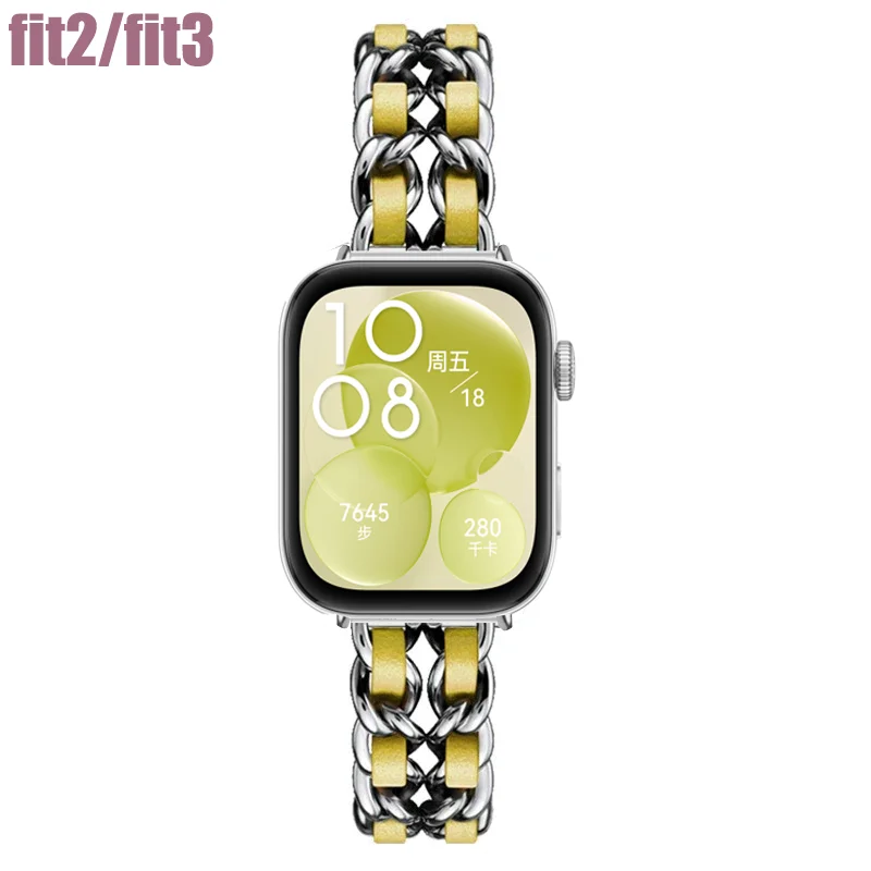 Correias de couro e metal para - Smartwatch Samsung Watches For Women avaliação e preço