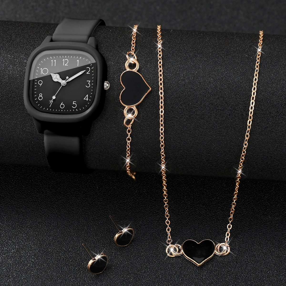 Conjunto de 5 peças: relógio f - Ladies Fashion Watch avaliação e preço