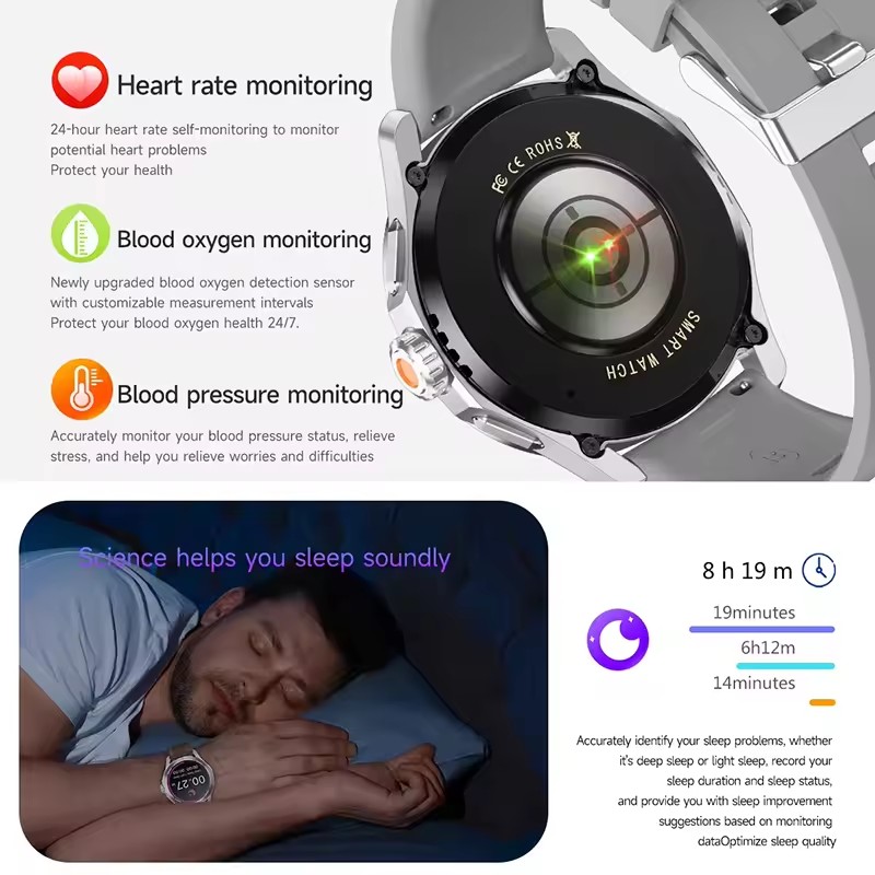 Guhuavmi nfc relógio inteligen - Smartwatch Branded Watches For Men avaliação e preço